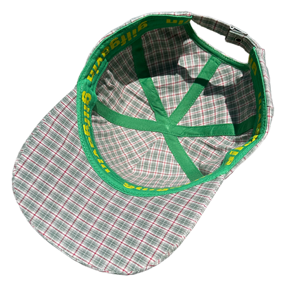 I LOVE LATINAS HAT - GREEN PLAID