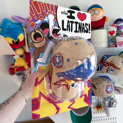 I LOVE LATINAS HAT - OG TAN