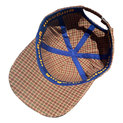 I LOVE LATINAS HAT - BROWN PLAID