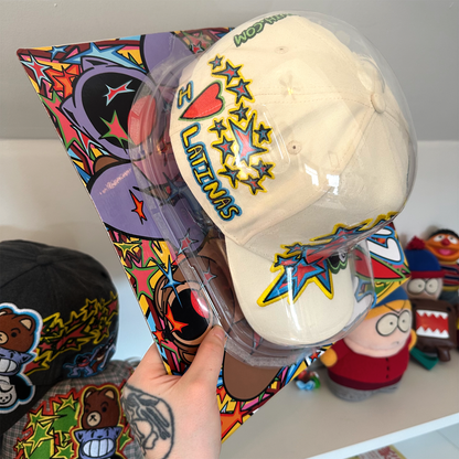 I LOVE LATINAS HAT - CREAM
