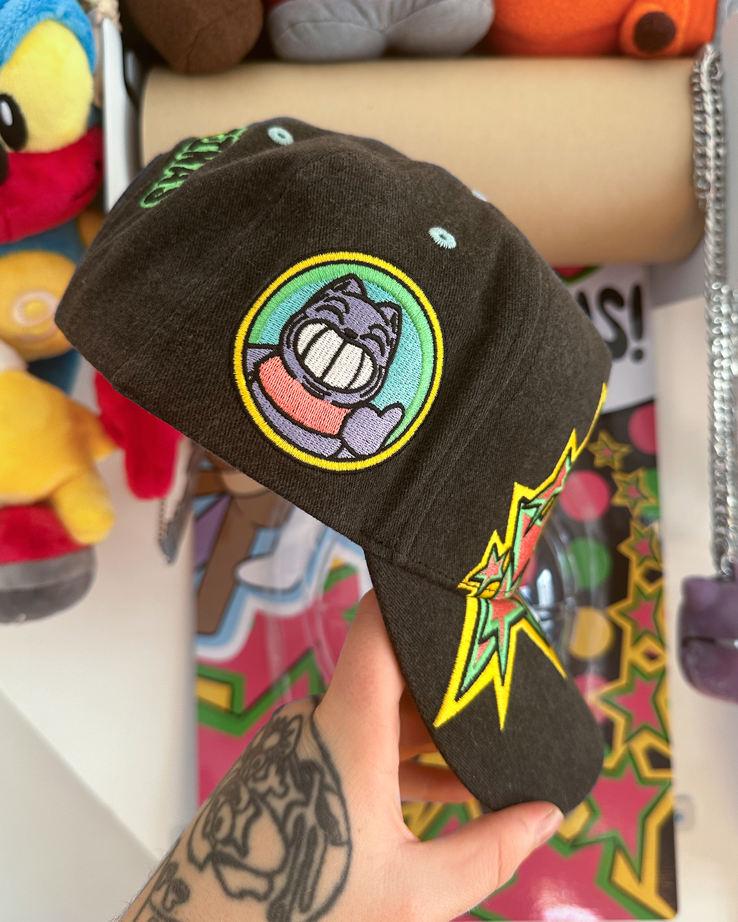 I LOVE LATINAS HAT - WASHED BLACK