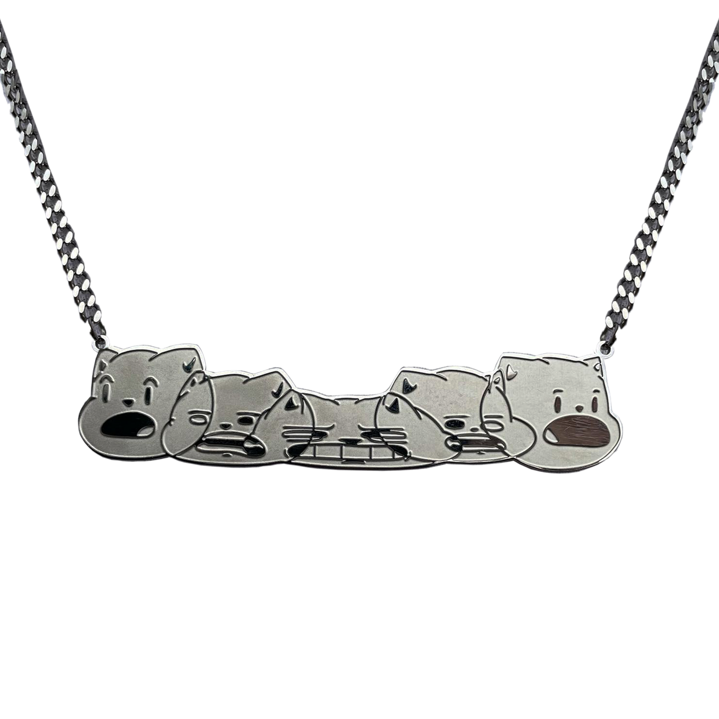 CAT HEAD TURN CHAIN (STAINLESS STEEL)