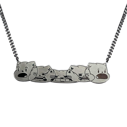 CAT HEAD TURN CHAIN (STAINLESS STEEL)