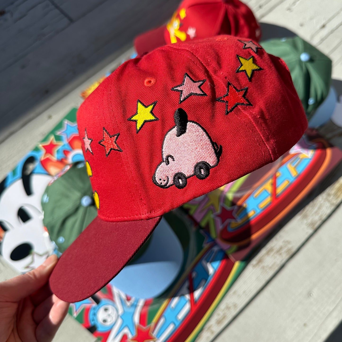 RED CIA HAT