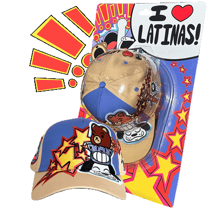 I LOVE LATINAS HAT - OG TAN