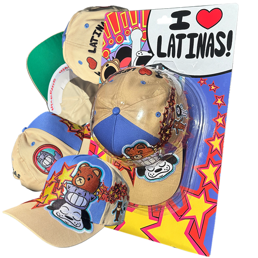 I LOVE LATINAS HAT - OG TAN