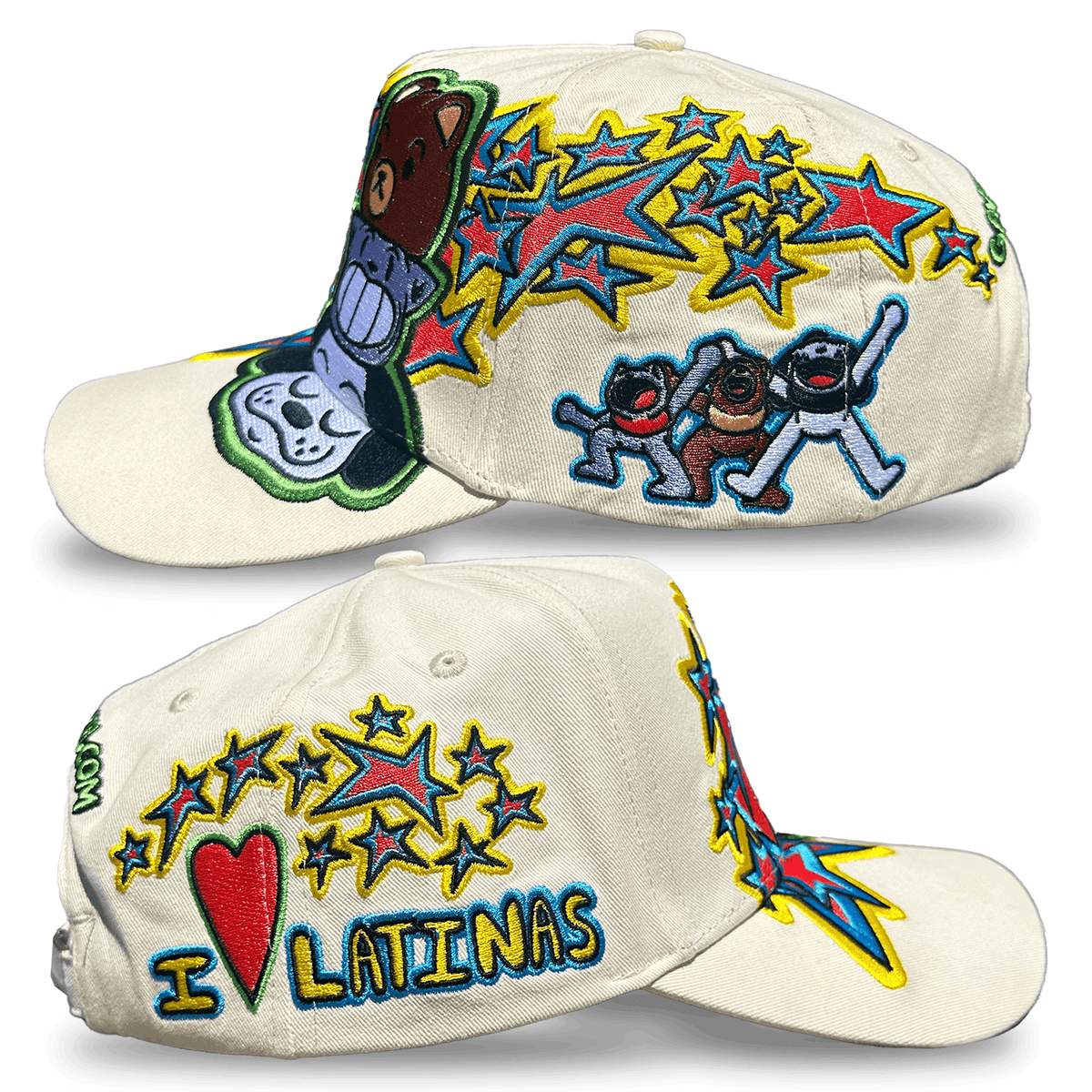 I LOVE LATINAS HAT - CREAM