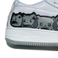 WHITE ANIMATED CAT SHOE