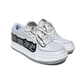 WHITE ANIMATED CAT SHOE