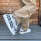 WHITE ANIMATED CAT SHOE